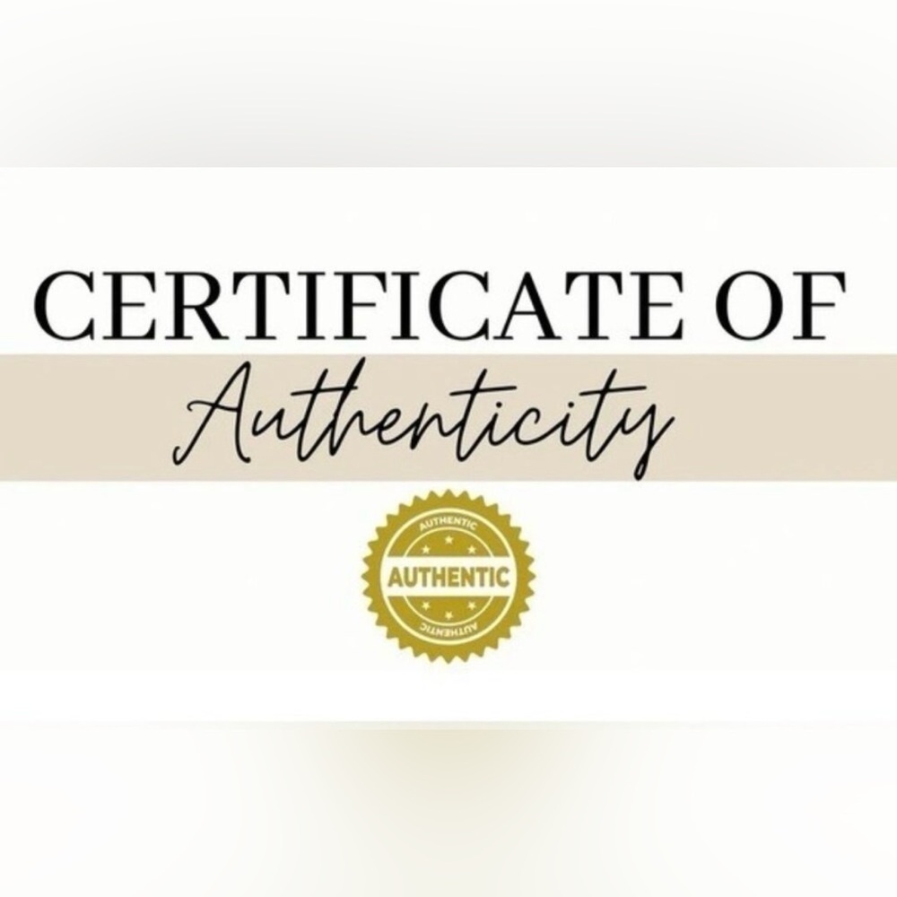 COA for a piece of mind and for authentication purposes if so desired.